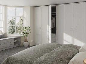 Shaker Bedroom in Matt Dove Grey