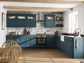 Stratford Kitchen in Matt Colonial Blue